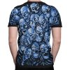Skull Pile Blue - Glow - Liquid Blue